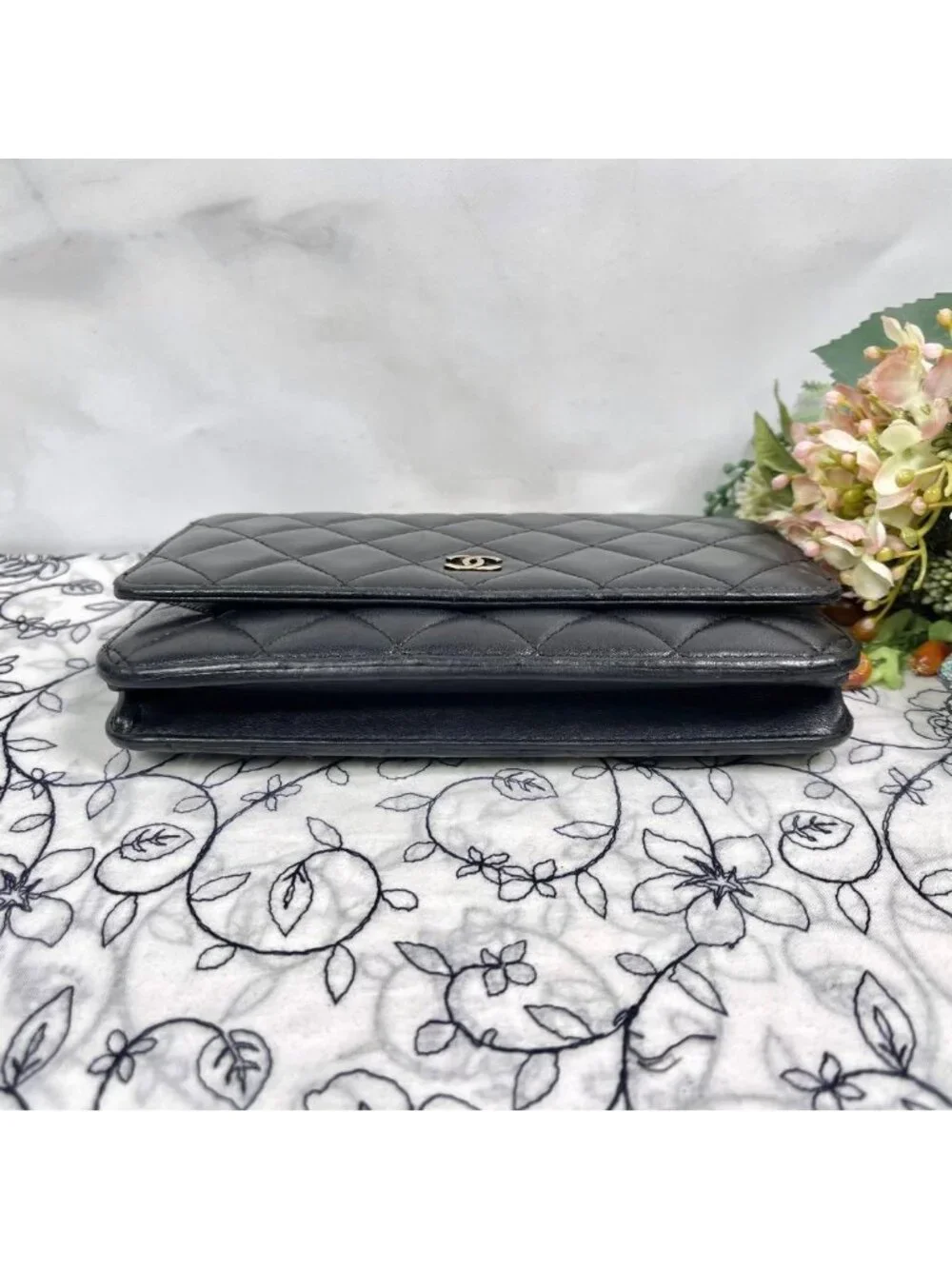 Chanel Chain Wallet Black Quilted Shoulder Bag